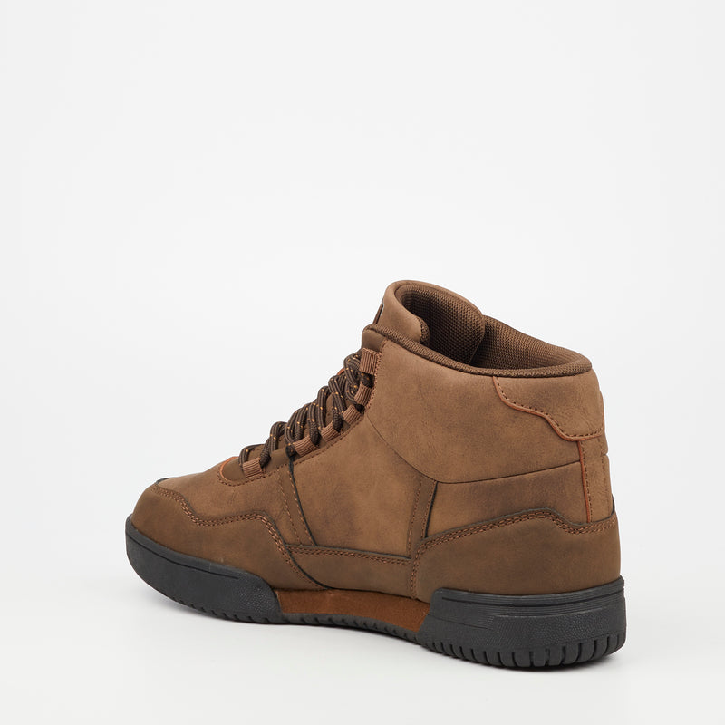 Urbanart Conti 11 Faux Nubuck Sneaker - Chocolate footwear Urbanart   