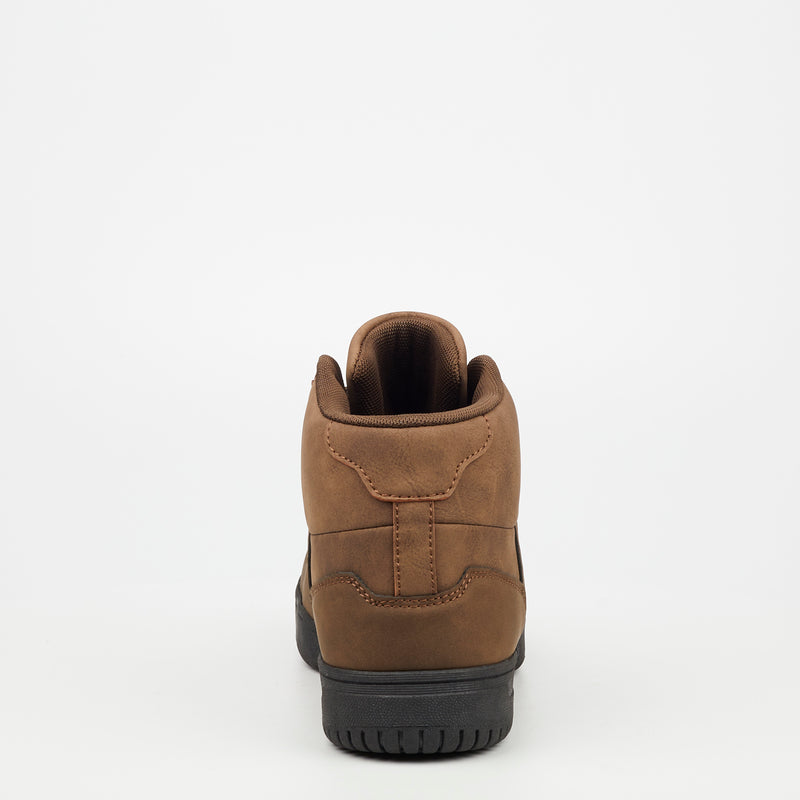 Urbanart Conti 11 Faux Nubuck Sneaker - Chocolate footwear Urbanart   