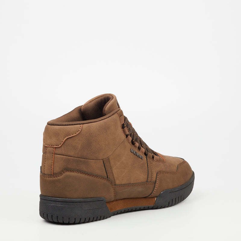 Urbanart Conti 11 Faux Nubuck Sneaker - Chocolate footwear Urbanart   