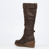 Butterfly Feet Conway 3 High Boots - Chocolate footwear Butterfly Feet