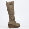Butterfly Feet Conway 3 High Boot - Taupe footwear Butterfly Feet