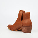 Miss Black Cooper 2 Ankle Boot - Tan footwear Miss Black