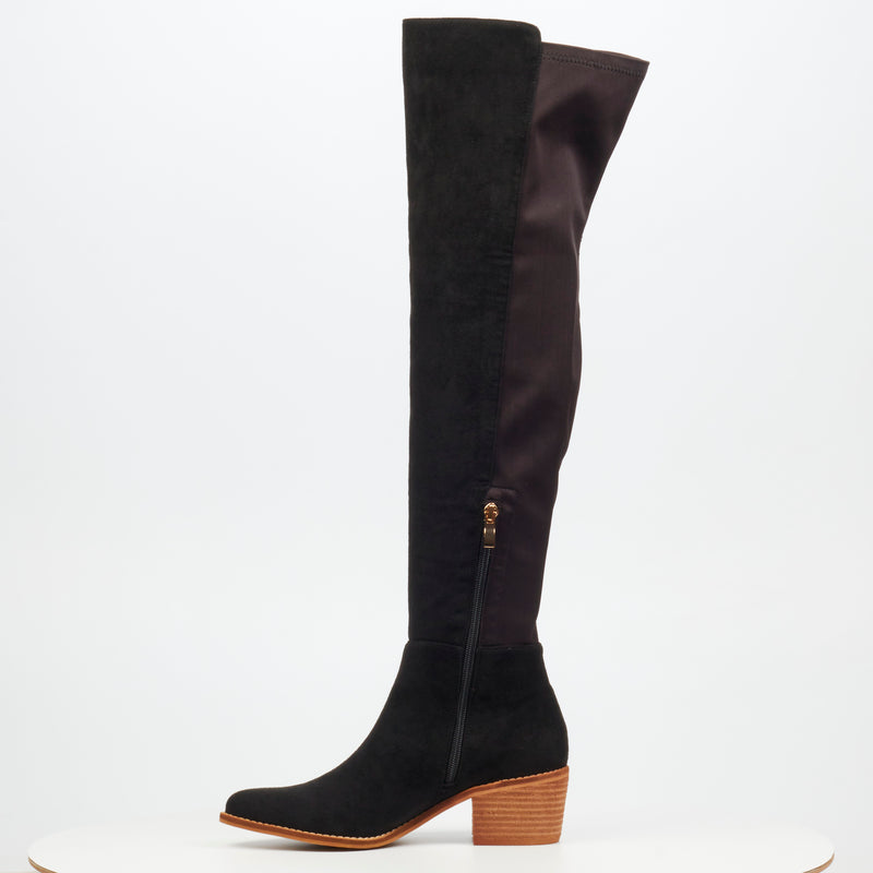 Miss Black Cooper 6 High Boot - Black footwear Miss Black   