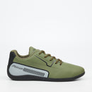 Urbanart Copa 1 Faux Leather Sneaker - Olive footwear UBRT