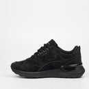 Urbanart Corbin 2 Faux Nubuck Sneaker - Black footwear UBRT