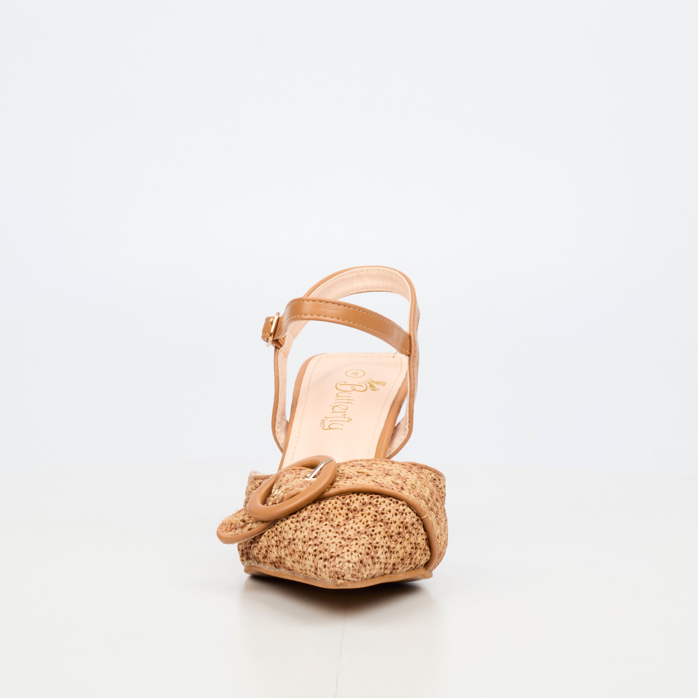 Butterfly Feet Corina 1 Heel - Taupe footwear Butterfly Feet