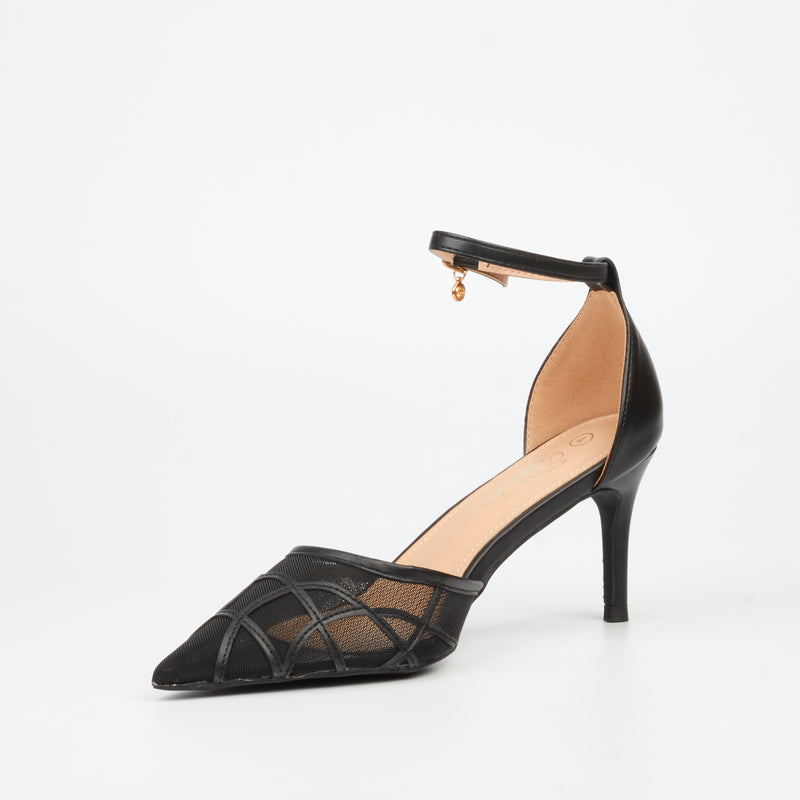 Miss Black Corset 5 Court - Black footwear Miss Black