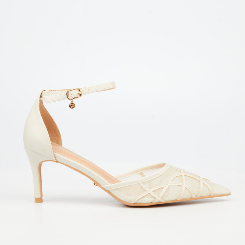 Miss Black Corset 5 Court - Bone footwear Miss Black