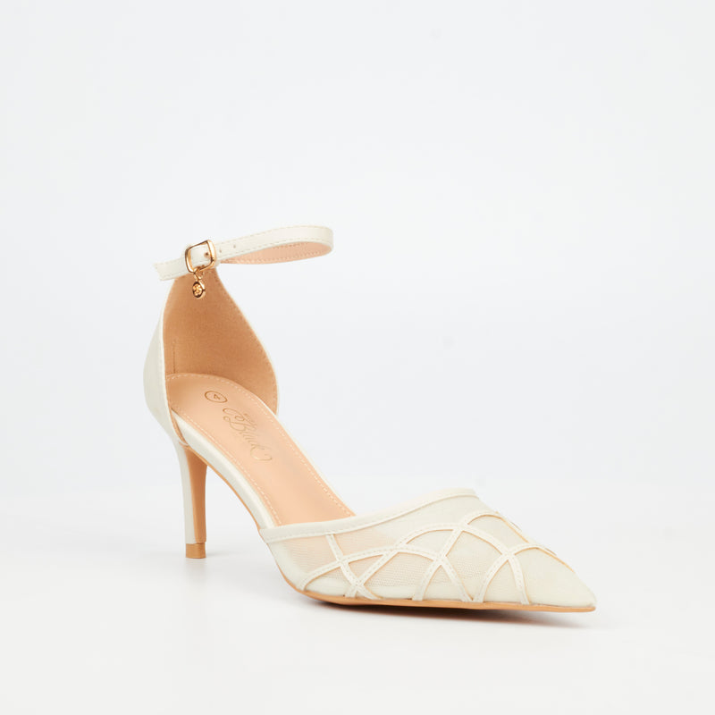 Miss Black Corset 5 Court - Bone footwear Miss Black