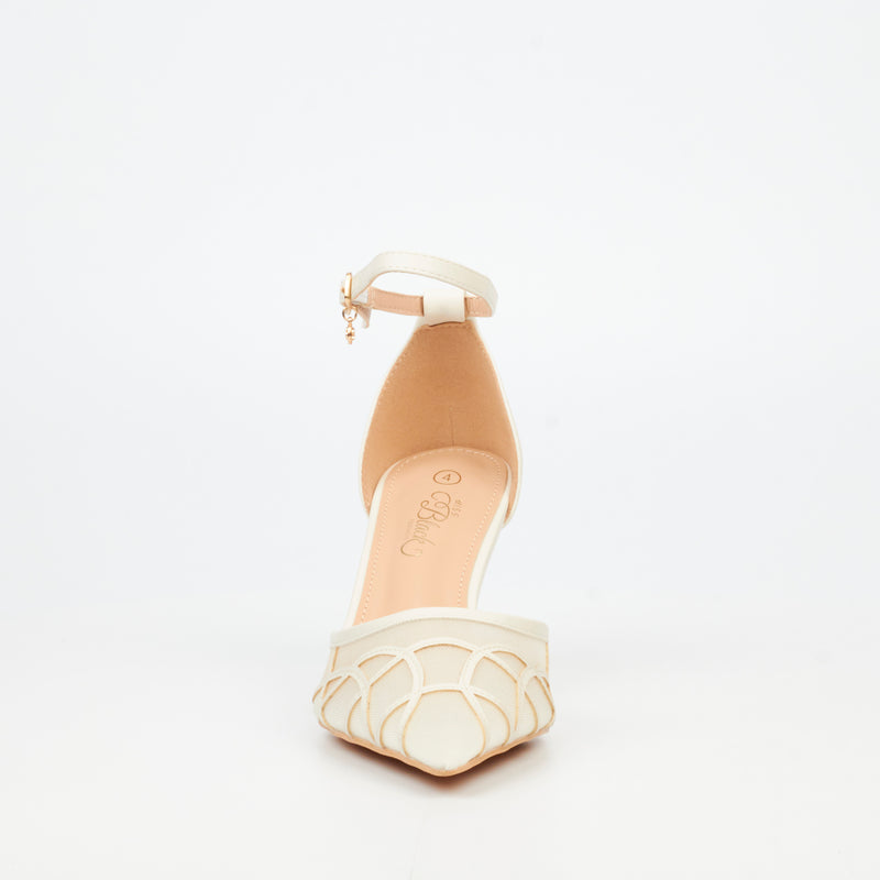 Miss Black Corset 5 Court - Bone footwear Miss Black