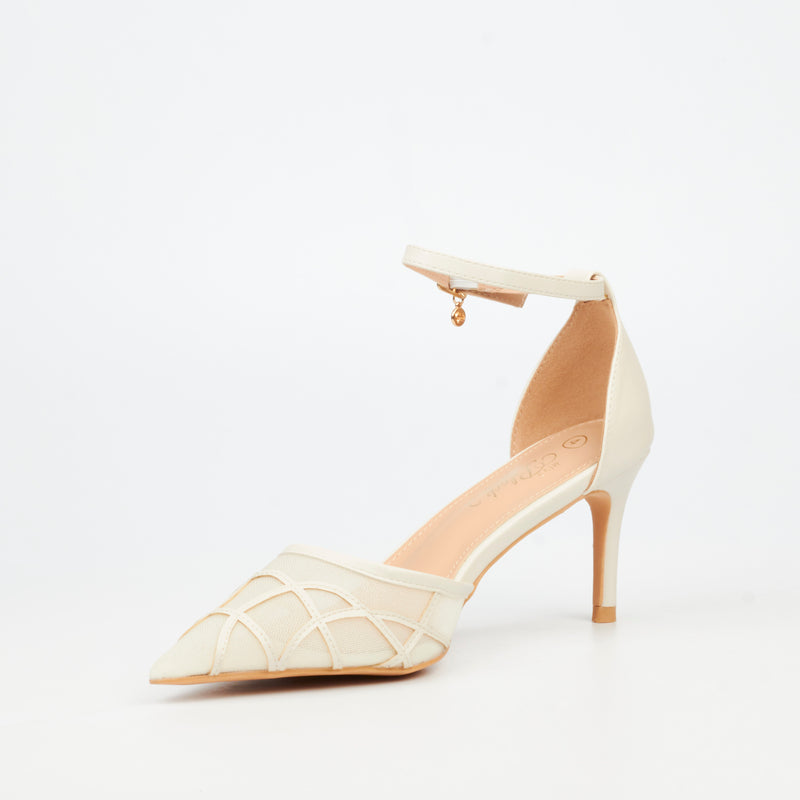 Miss Black Corset 5 Court - Bone footwear Miss Black