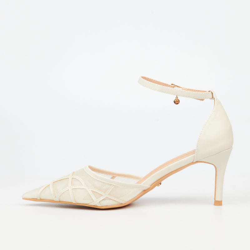 Miss Black Corset 5 Court - Bone footwear Miss Black