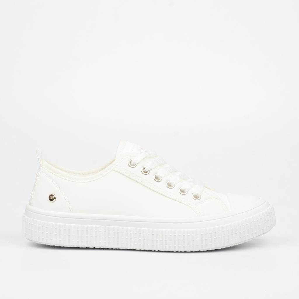 Miss Black Cortado 3 Sneaker - White footwear Miss Black