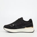 Urbanart Cosmos 1 Canvas / Faux Nubuck Sneaker - Black(ladies)