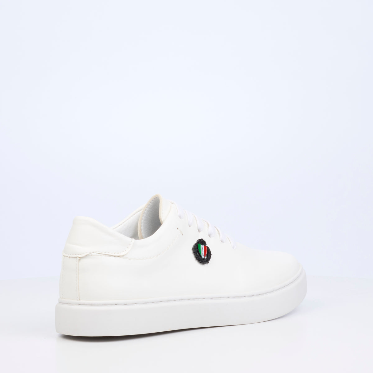Mazerata Craig 4 Faux Wax Shoe - White footwear Mazerata