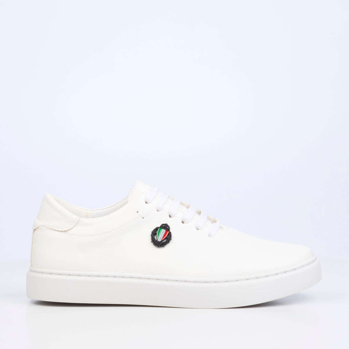 Mazerata Craig 4 Faux Wax Shoe - White footwear Mazerata