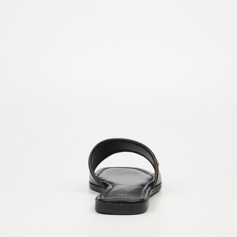 Miss Black Cream 1 Sandal - Black