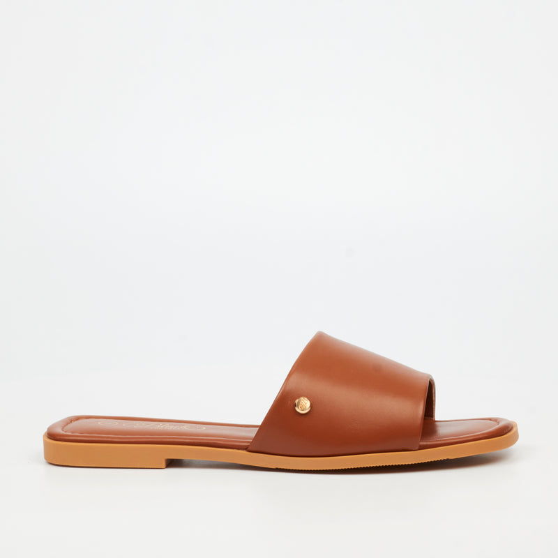 Miss Black Cream 1 Sandal - Tan