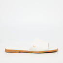 MIss Black Cream 1 Sandal - White
