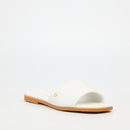 MIss Black Cream 1 Sandal - White