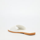 MIss Black Cream 1 Sandal - White