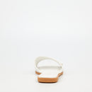 MIss Black Cream 1 Sandal - White