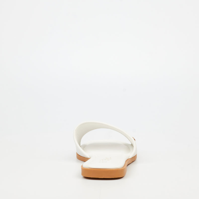 MIss Black Cream 1 Sandal - White