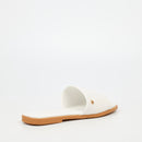 MIss Black Cream 1 Sandal - White
