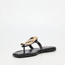 Miss Black Cream 3 Sandal - Black