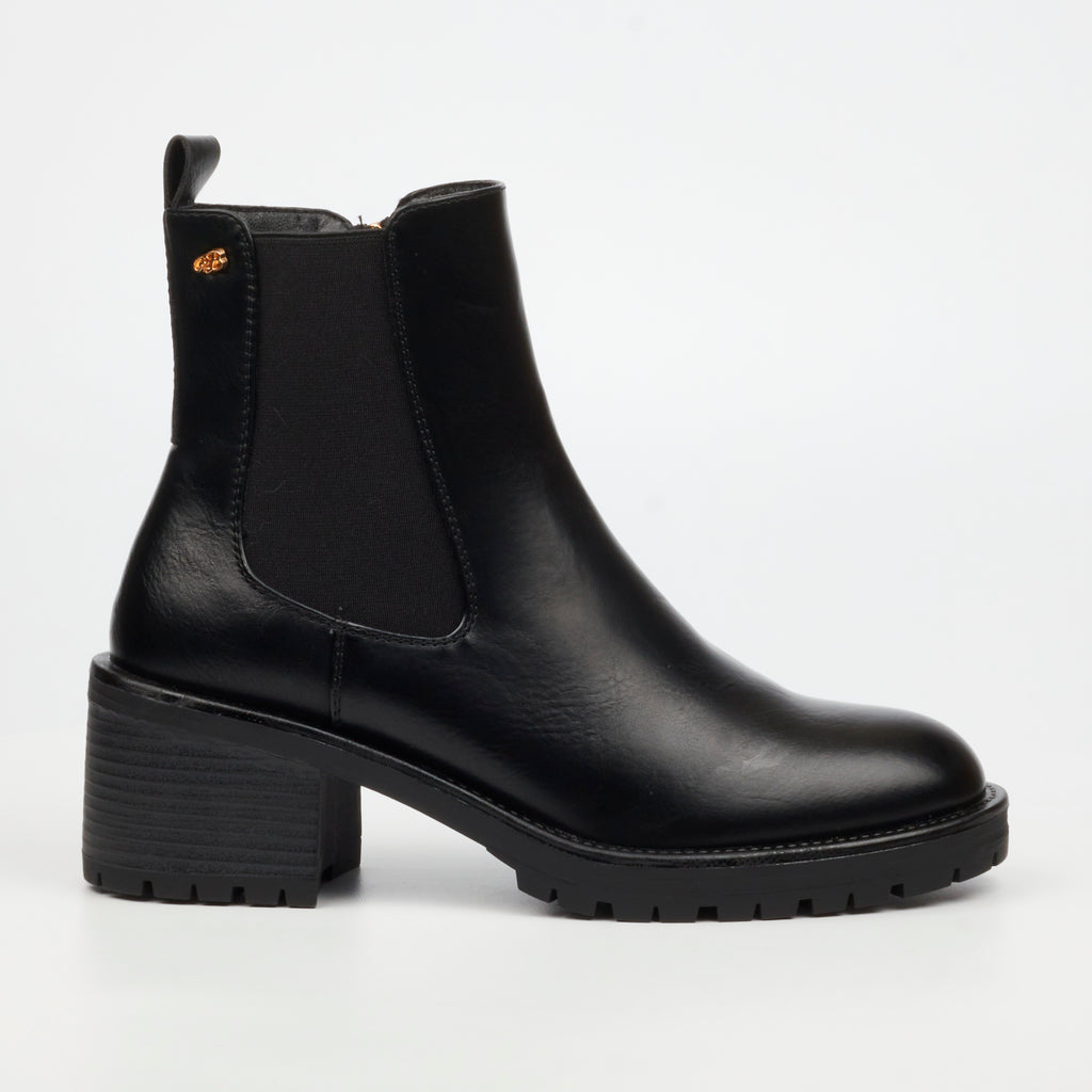 Miss Black Creek 1 Ankle Boots Faux Leather - Black footwear Miss Black