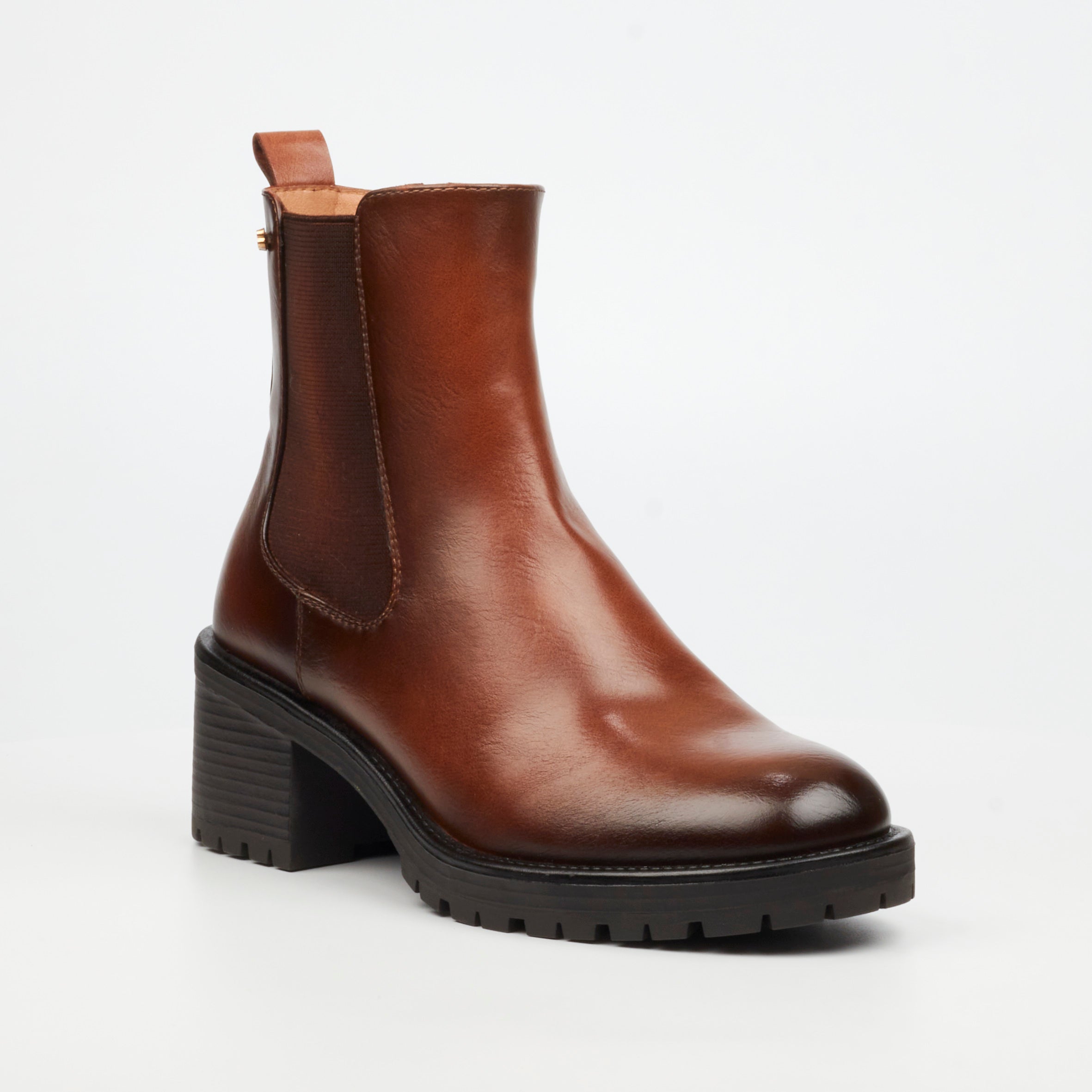 Miss Black Creek 1 Ankle Boots Faux Leather - Tan footwear Miss Black