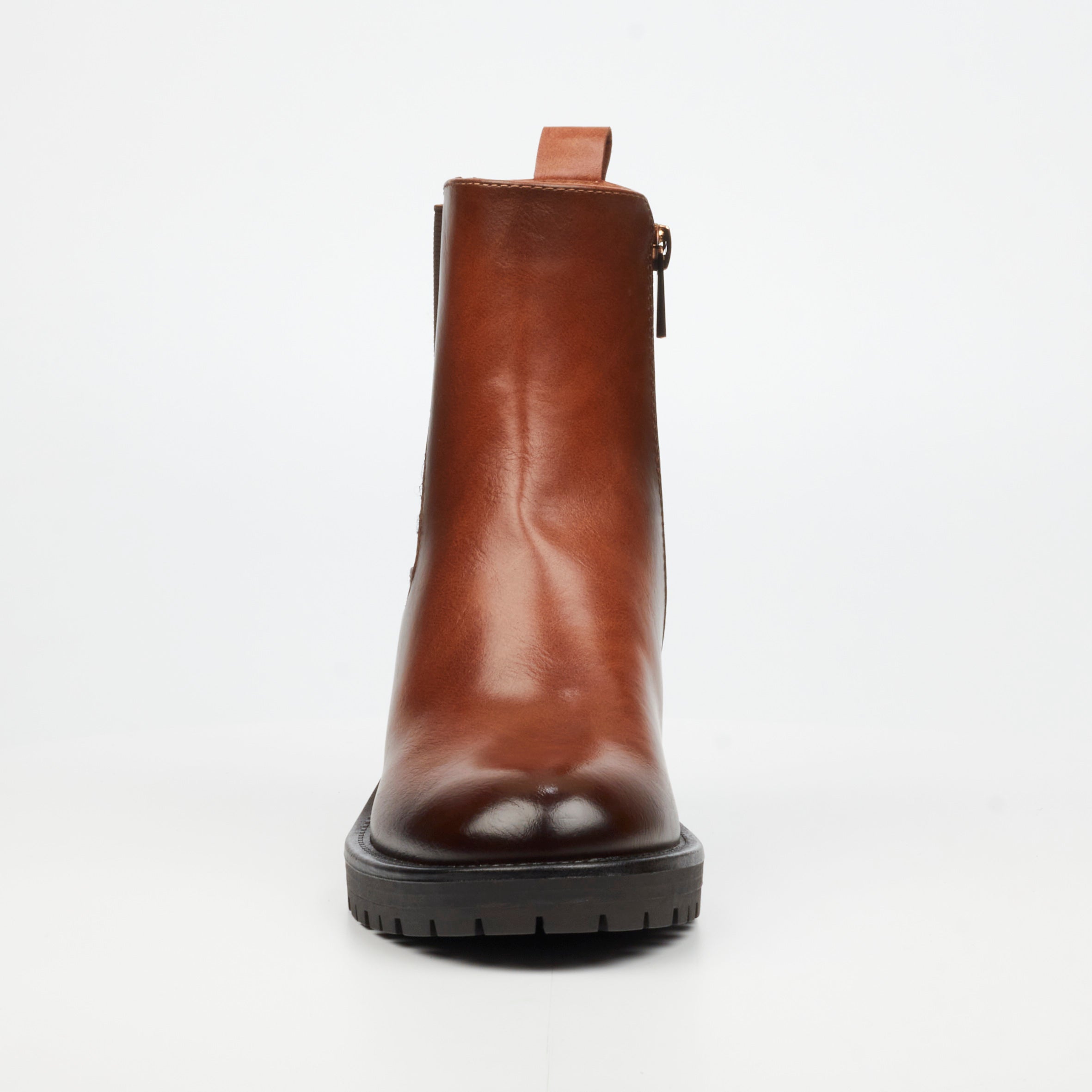 Miss Black Creek 1 Ankle Boots Faux Leather - Tan footwear Miss Black