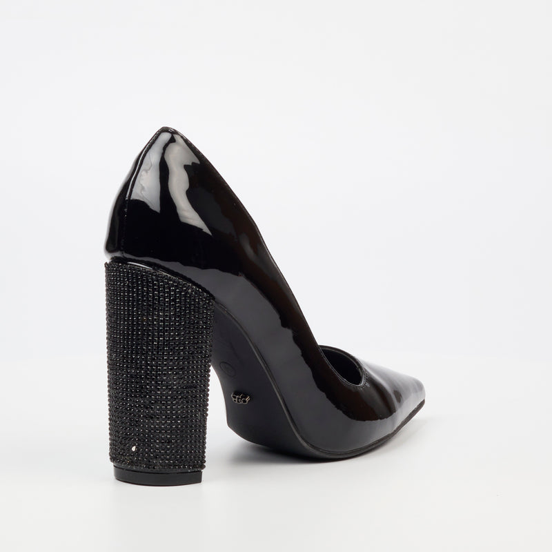 Miss Black Criss 8 Court - Black footwear Miss Black   