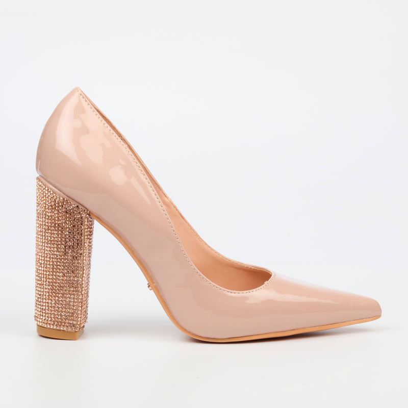 Miss Black Criss 8 Court - Nude footwear Miss Black   