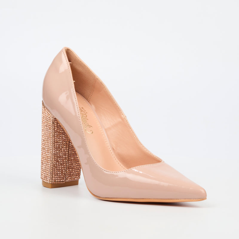 Miss Black Criss 8 Court - Nude footwear Miss Black   