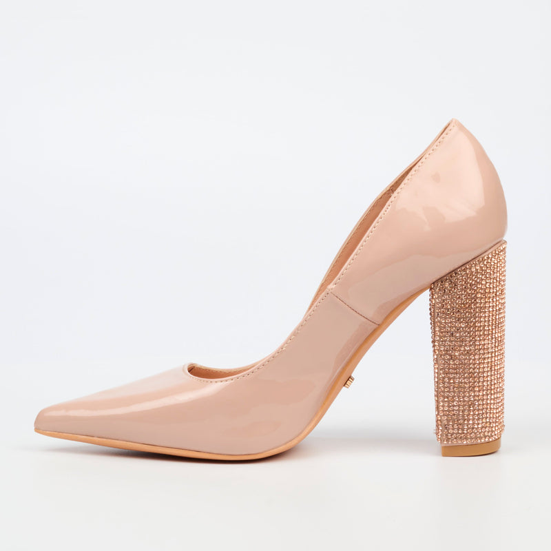 Miss Black Criss 8 Court - Nude footwear Miss Black   