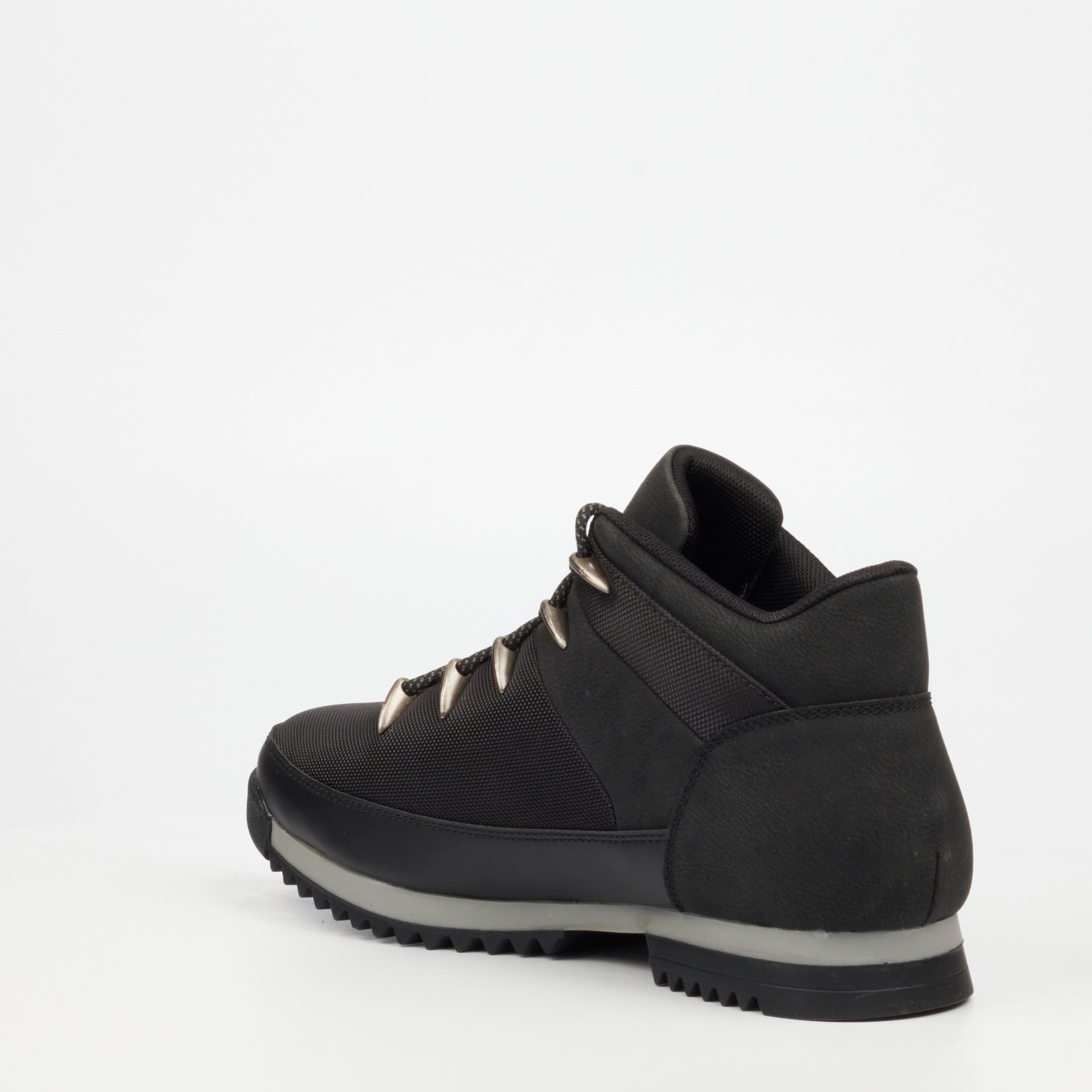 Urbanart Crocco 32 Nylon / Faux Nubuck Ankle Boots - Black footwear Urbanart