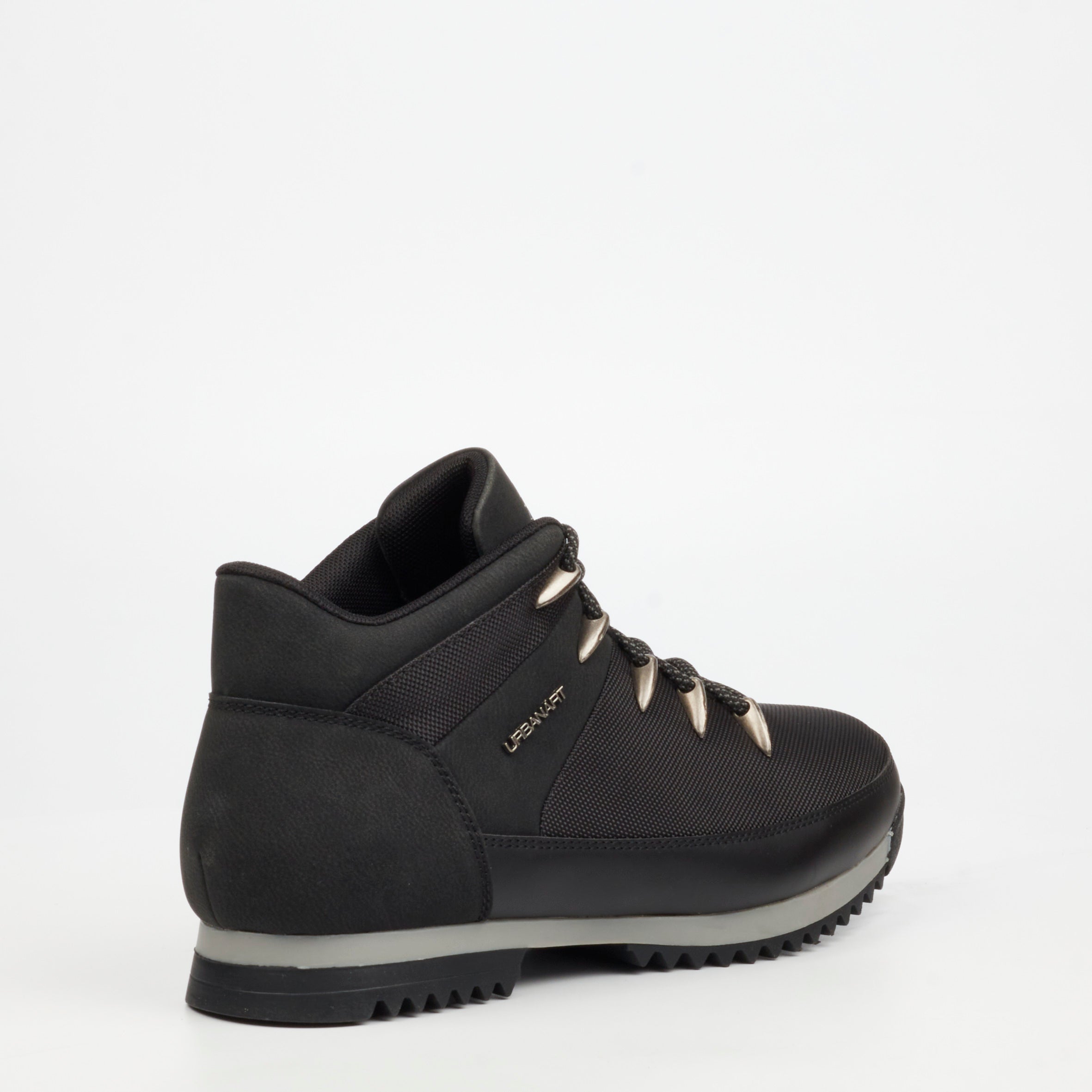 Urbanart Crocco 32 Nylon / Faux Nubuck Ankle Boots - Black footwear Urbanart