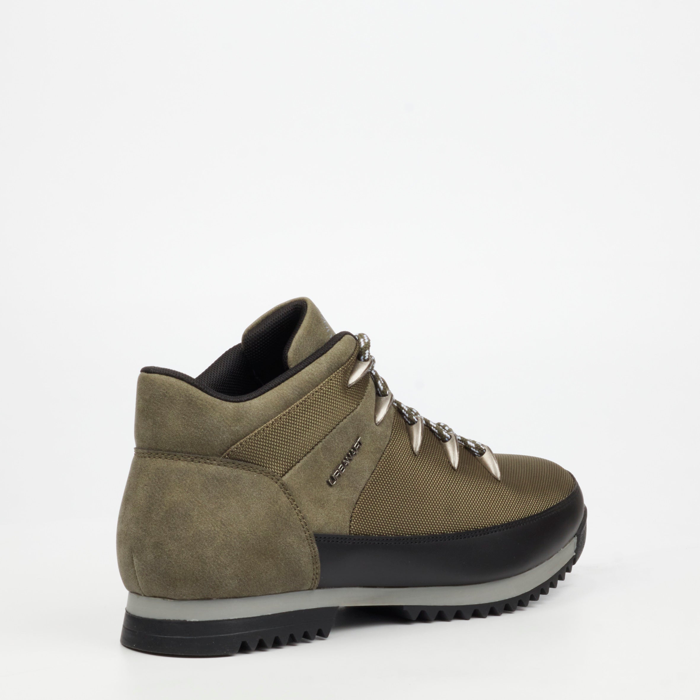 Urbanart Crocco 32 Nylon / Faux Nubuck Ankle Boots - Olive footwear Urbanart