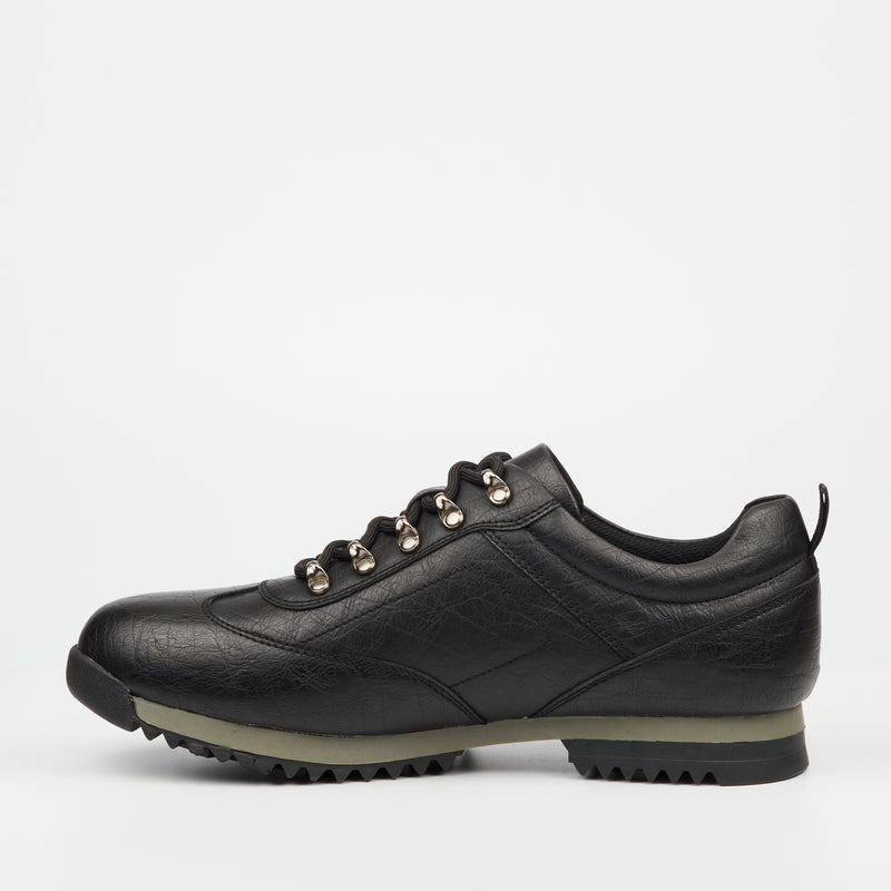 Urbanart Crocco 7 Faux Wax Sneaker - Black footwear Urbanart 1   