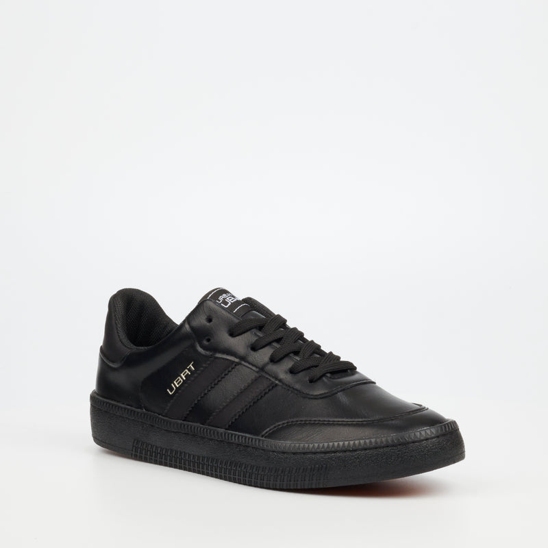 Urbanart Cypriano 1 Faux Nubuck Sneaker - Black footwear UBRT   