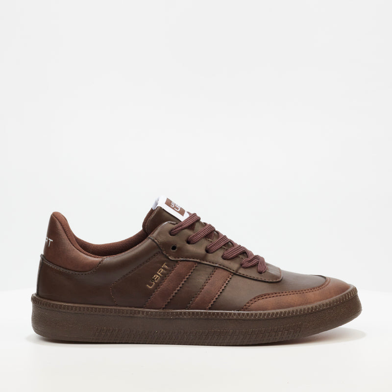 Urbanart Cypriano 1 Faux Nubuck Sneaker - Chocolate footwear UBRT   