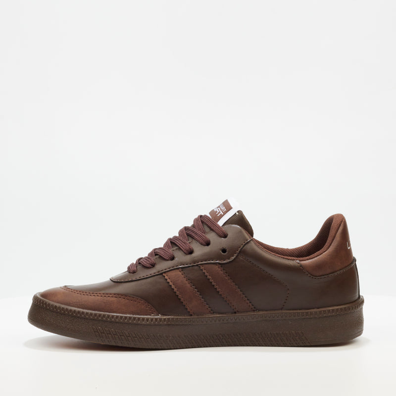 Urbanart Cypriano 1 Faux Nubuck Sneaker - Chocolate footwear UBRT   