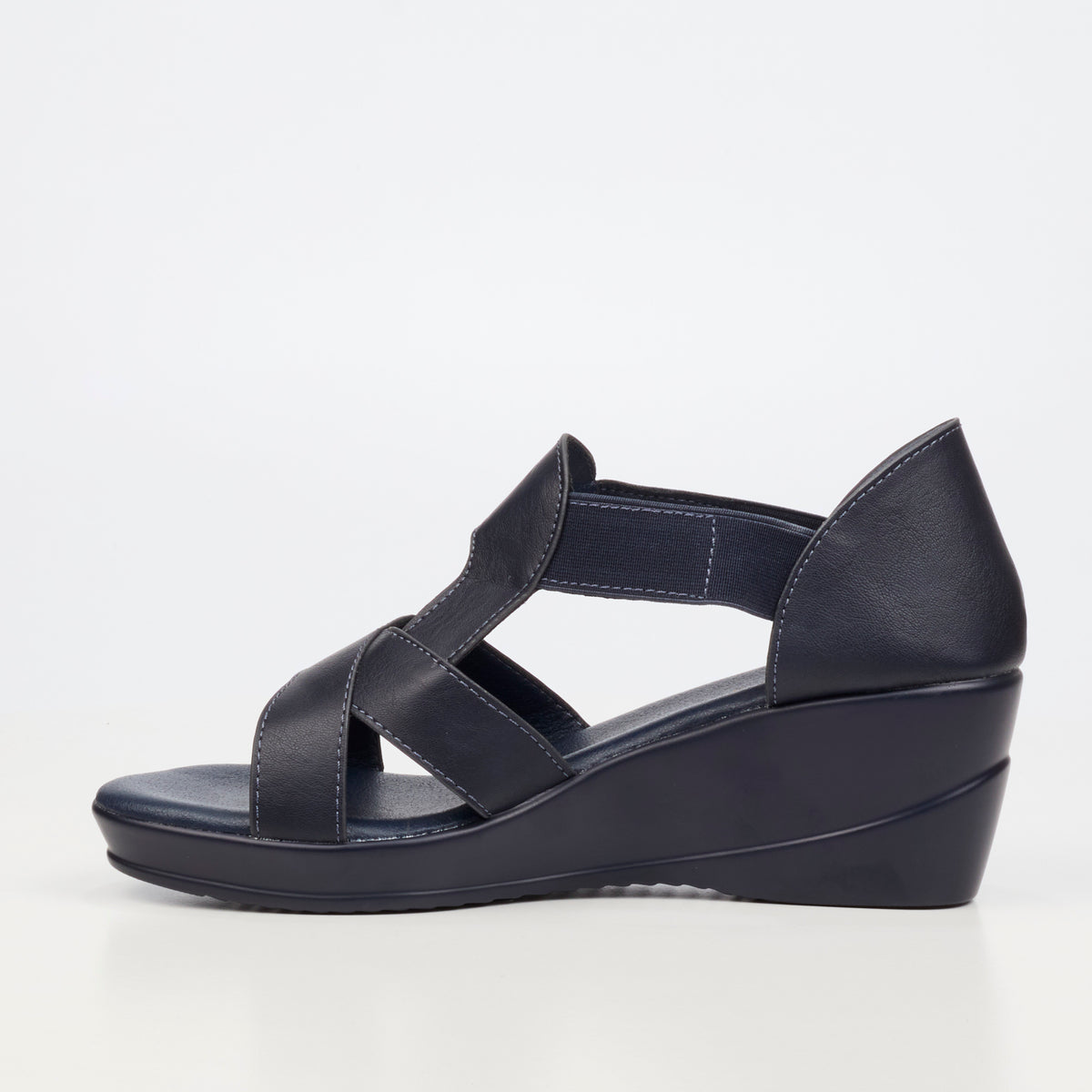 Butterfly Classics Danica 2 Low Wedge - Navy