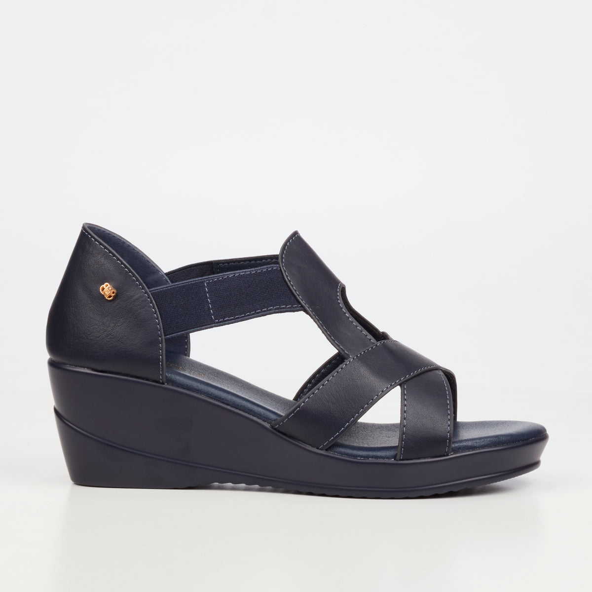Butterfly Classics Danica 2 Low Wedge - Navy