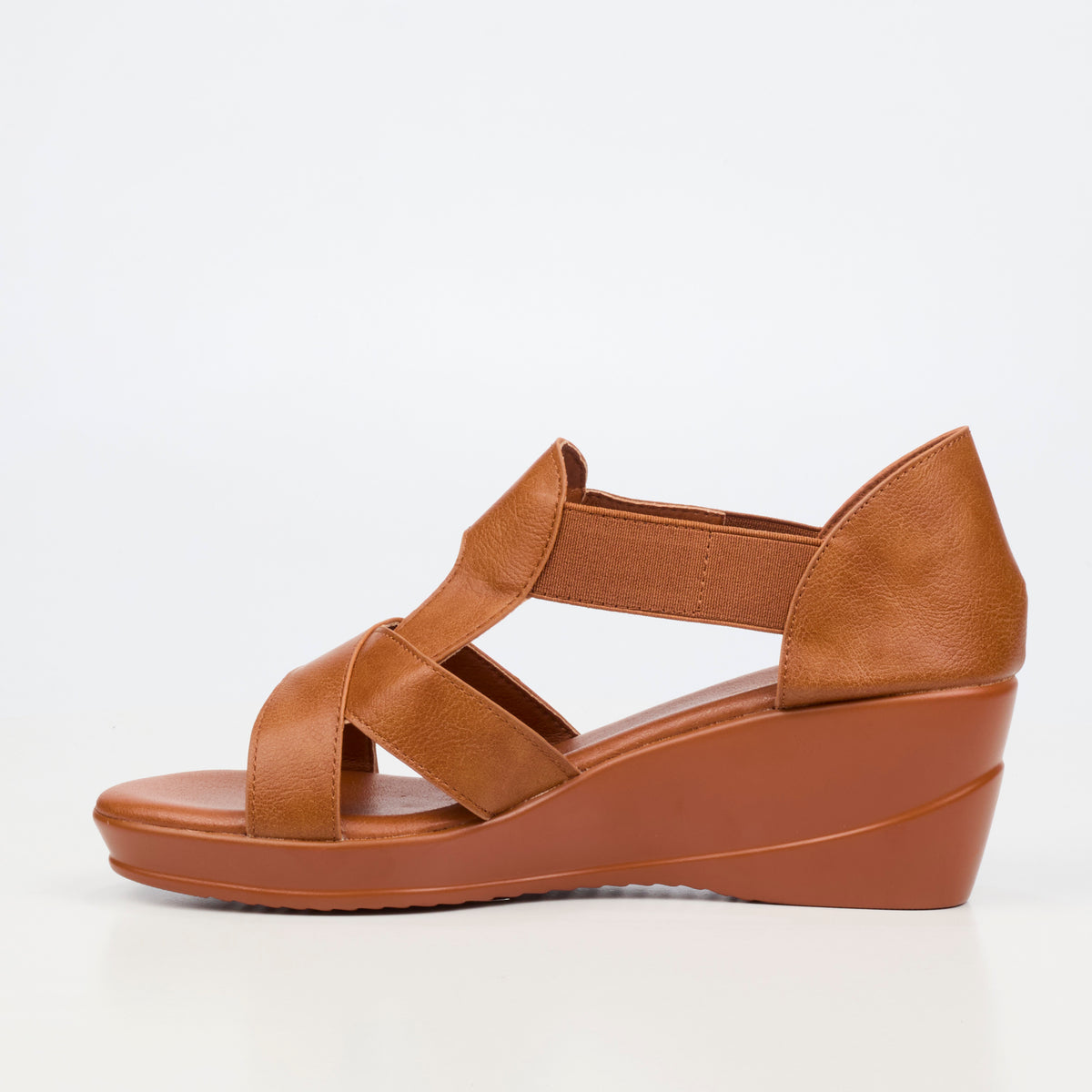 Butterfly Classics Danica 2 Low Wedge - Tan