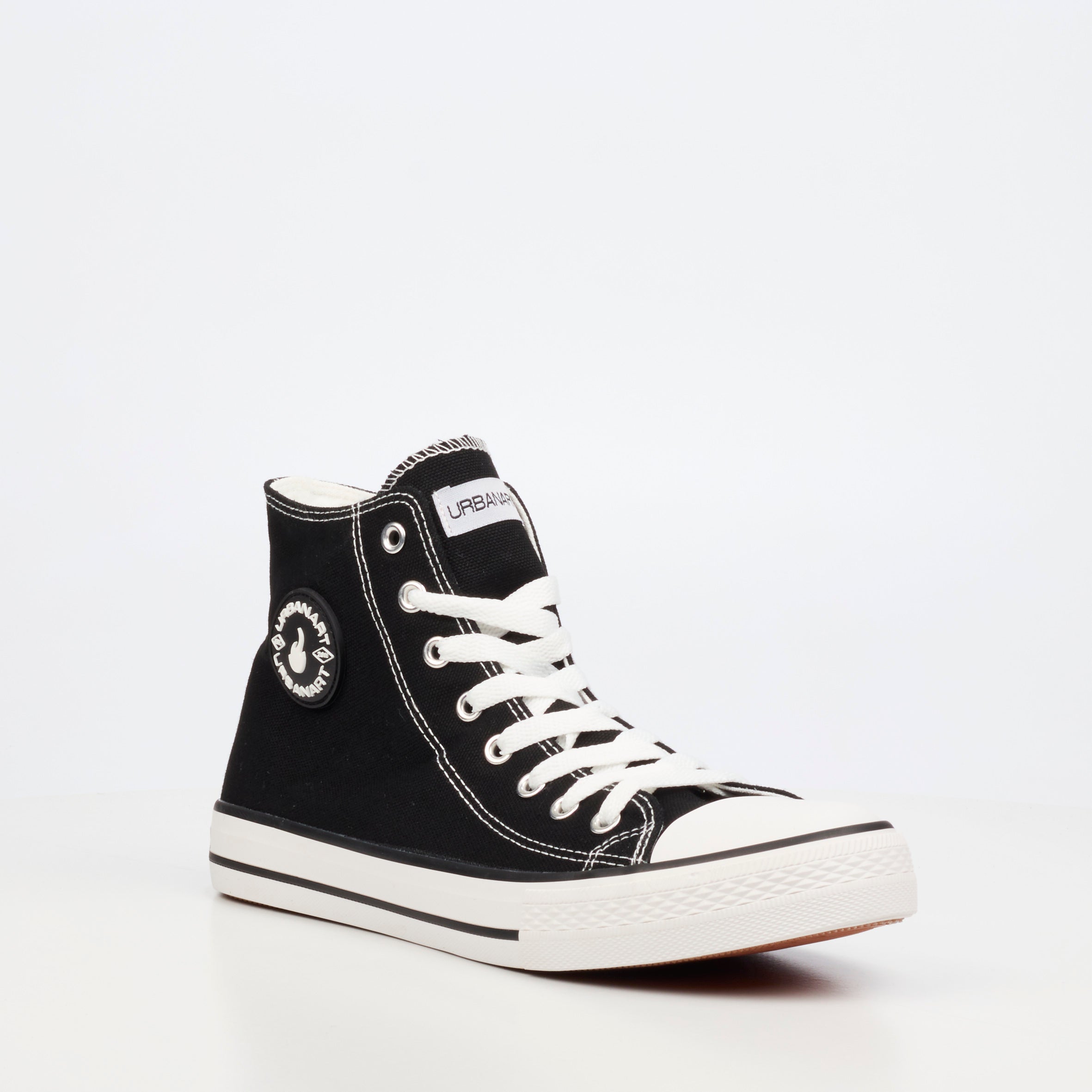 Urbanart Dare 5 Canvas Sneaker - Black (ladies) footwear UBRT
