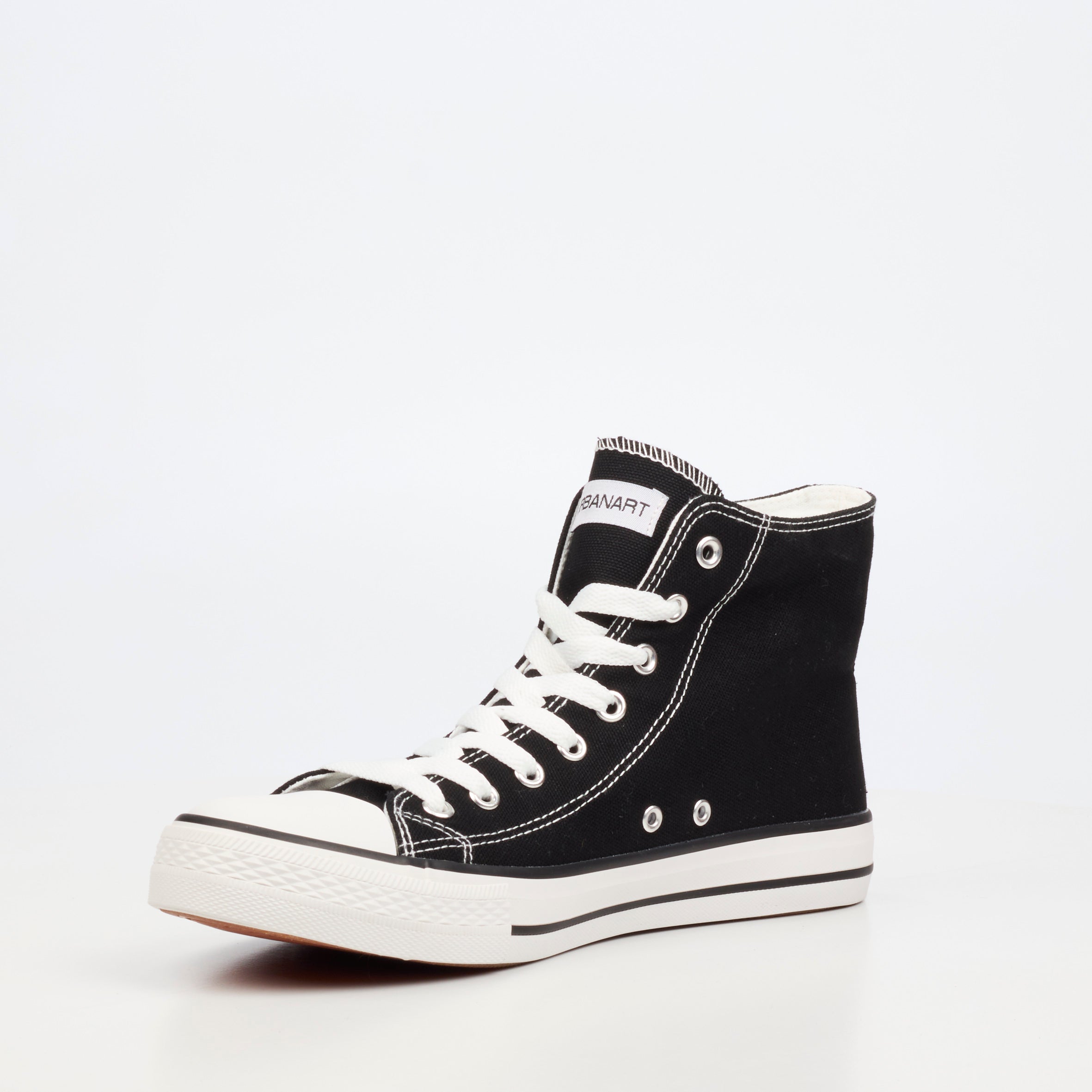 Urbanart Dare 5 Canvas Sneaker - Black (ladies) footwear UBRT