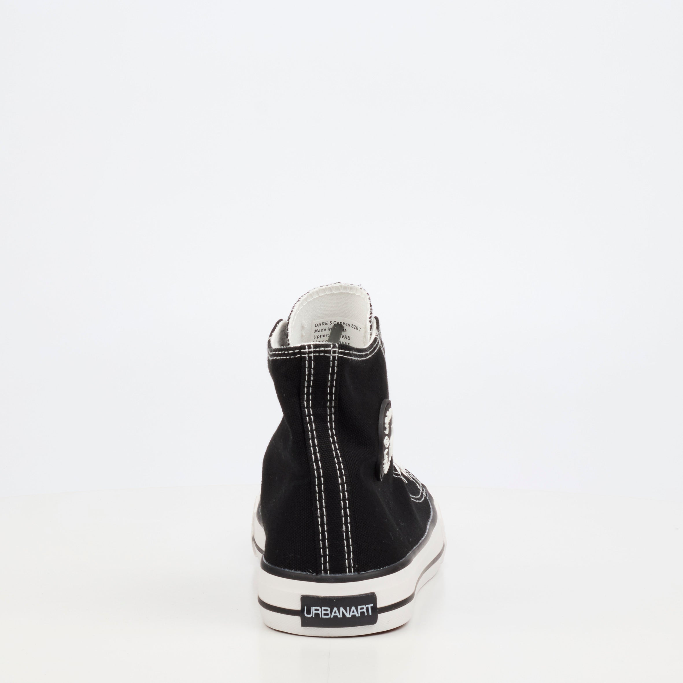 Urbanart Dare 5 Canvas Sneaker - Black (ladies) footwear UBRT
