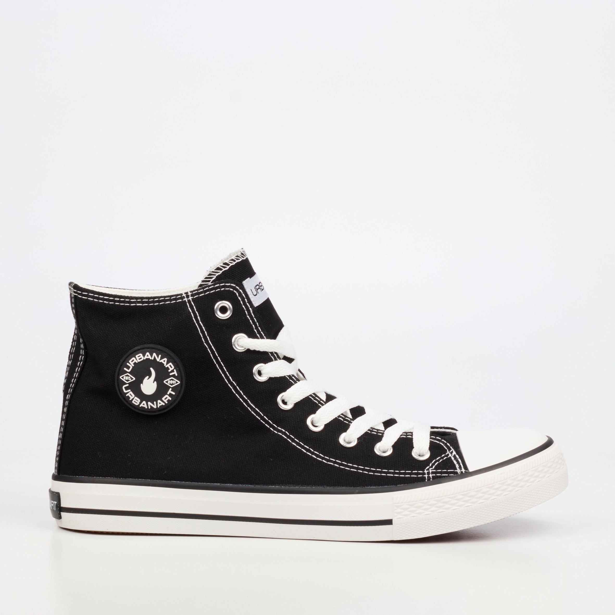 Urbanart Dare 5 Canvas Sneaker - Black footwear UBRT
